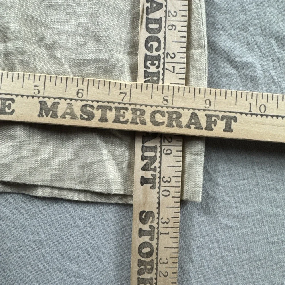 Pronto Uomo Platinum Linen Pants Mens 40x30 Beige Khakis Chinos Slacks Preppy